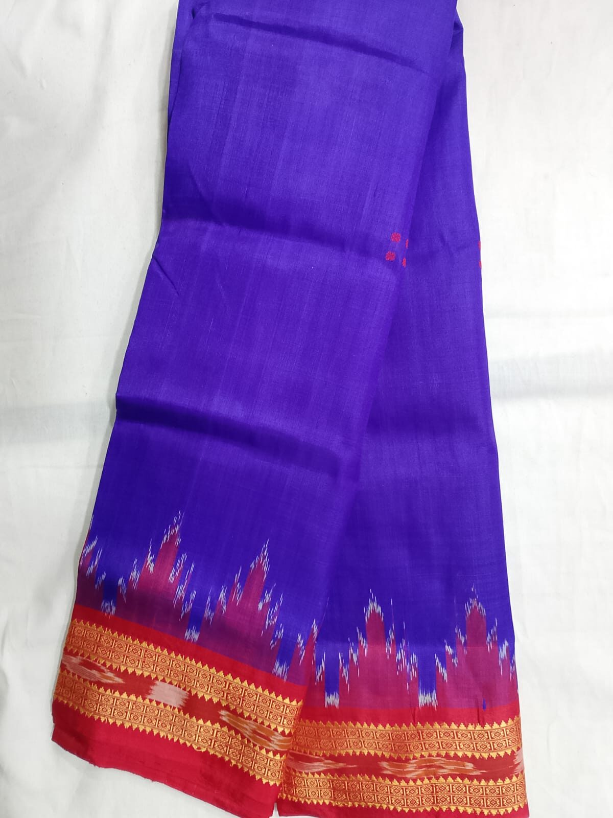 Traditional Sambalpur Patta Saree Handloom Ikat Weaves Odisha